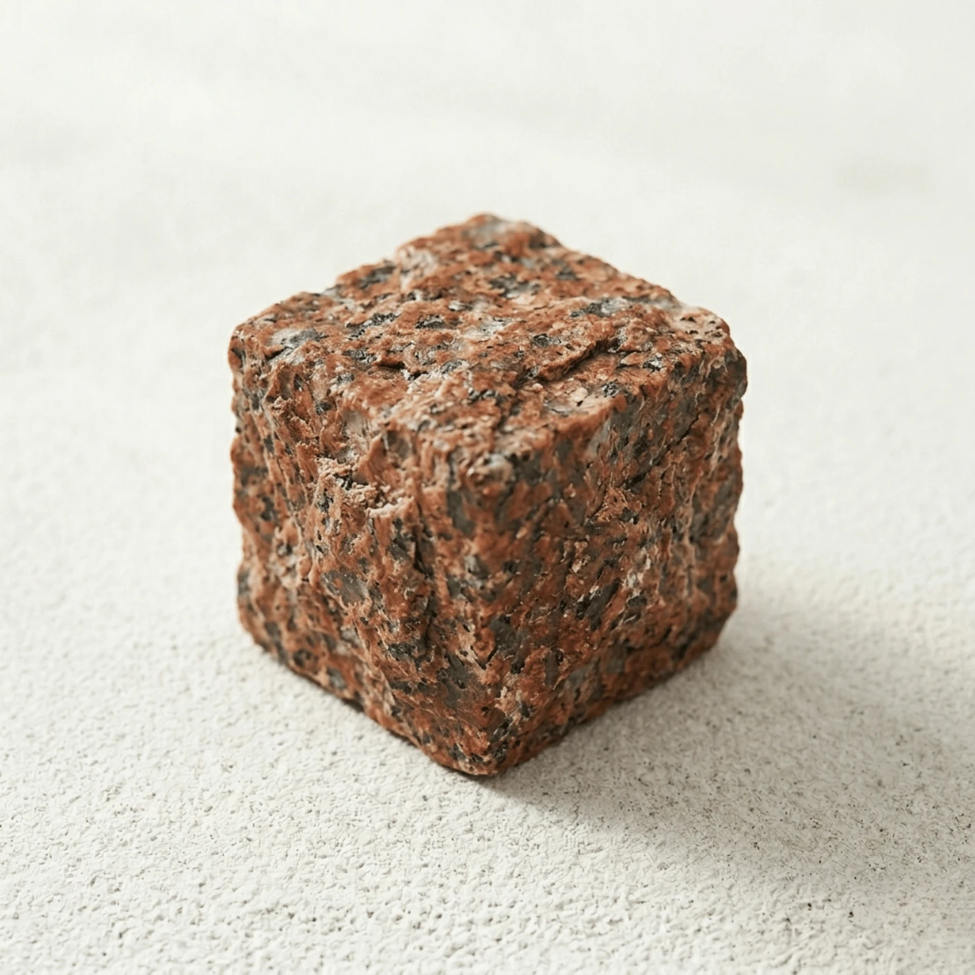 Granite setts — Maple Red edging sample
