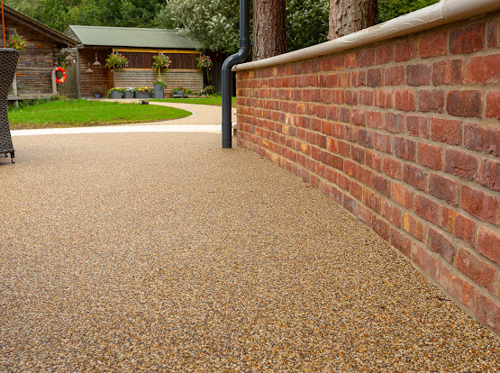 Resin garden patio