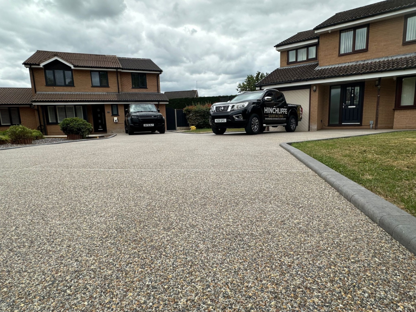 Resin driveway — another view